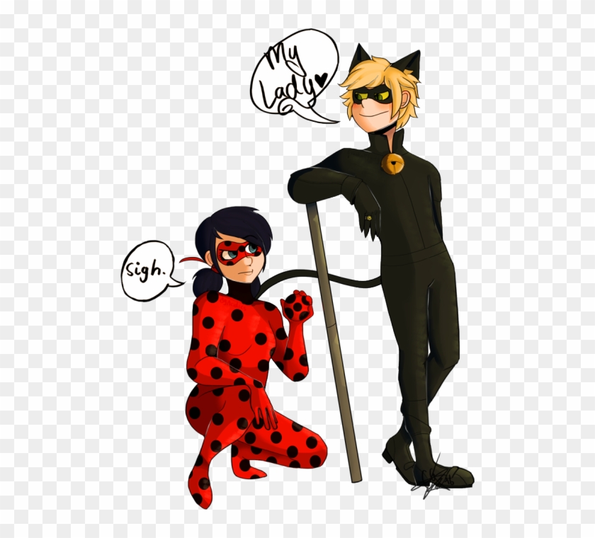 An Average Day For Ladybug And Chat Noir - Cartoon - Free Transparent PNG  Clipart Images Download