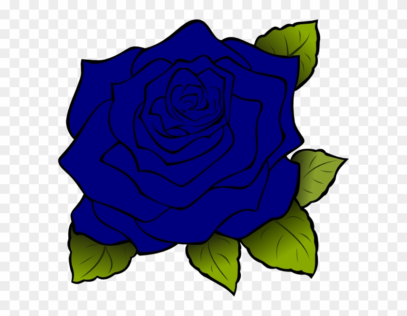 Blue Rose Svg Clip Arts 600 X 572 Px - Blue Rose Clipart #524634