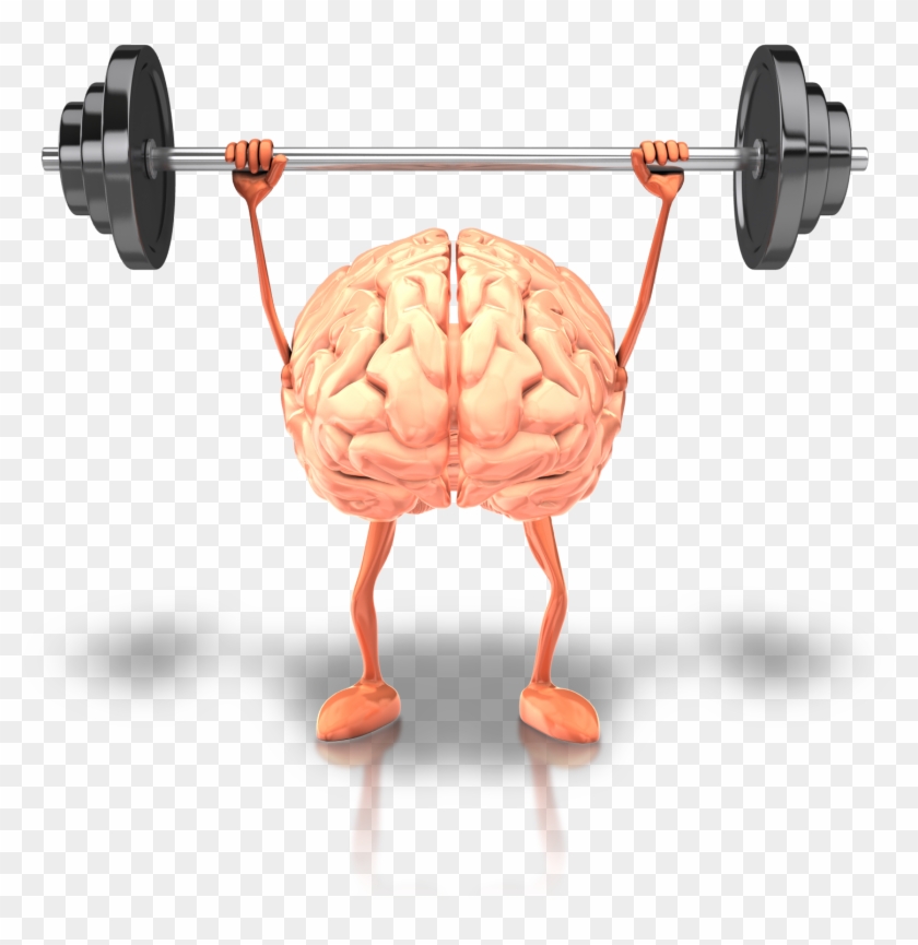 Exercising Weights Brain 1600 Clr - Healthy Brain #524697
