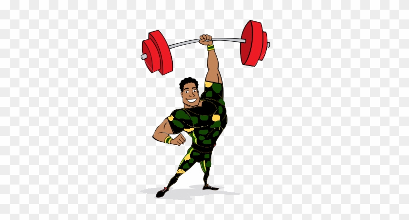 Cartoon Weight - Weightlifting Cartoon Png - Free Transparent PNG Clipart  Images Download
