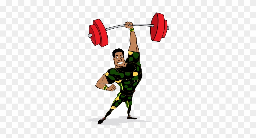 Cartoon Weight - Weightlifting Cartoon Png #524723