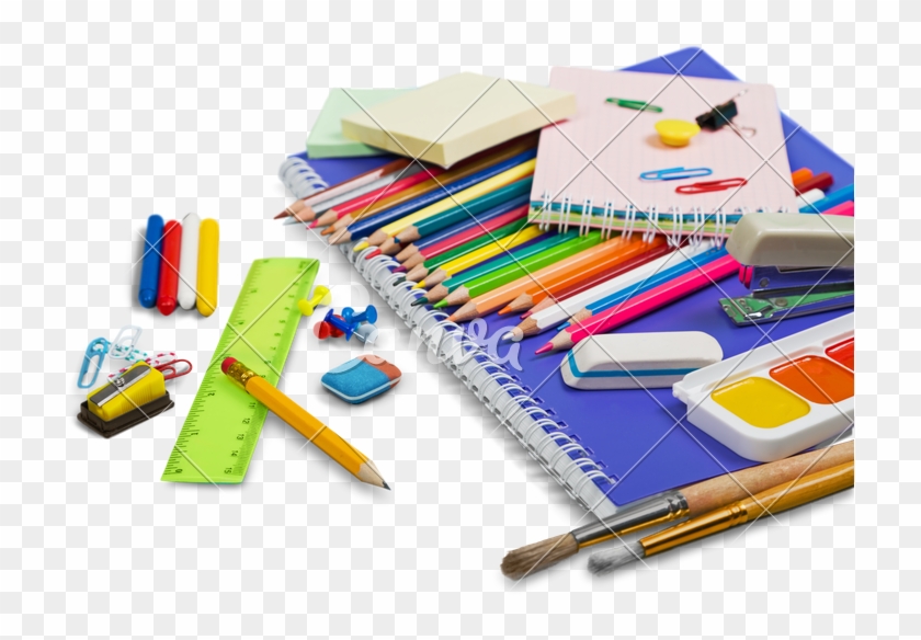 Back To School Supplies Isolated On White - Document #524853