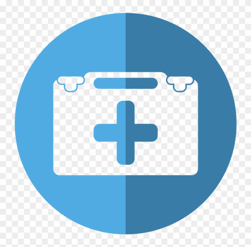 Blue Animal Health Record Icon - Medical Record #524875