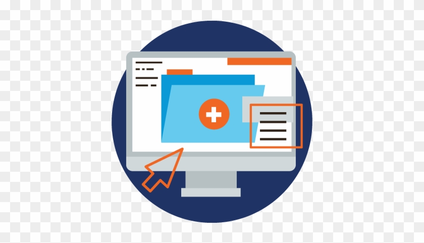 Computer, Ehr Emr, Electronic, Health, Medical, Patient, - Electronic Medical Record Icon #524907