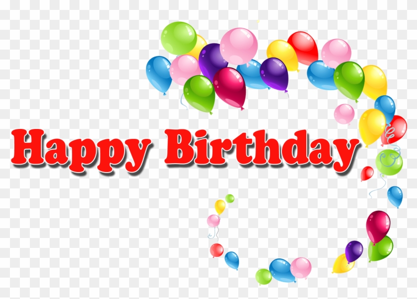 Happy Birthday Png Pics - Happy Birthday Balloons Png #525002