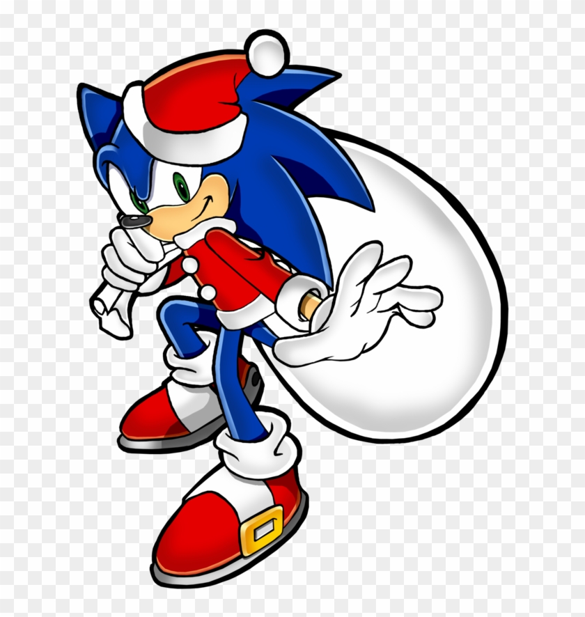 Santa Sonic By Lightningchaos2010 - Sonic The Hedgehog Holiday #525005