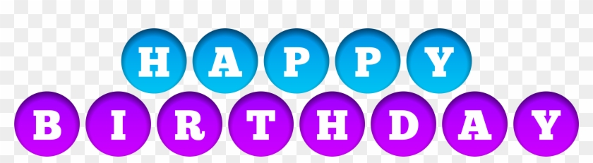 Violet Clipart Birthday - Happy Birthday Clipart Purple #525020