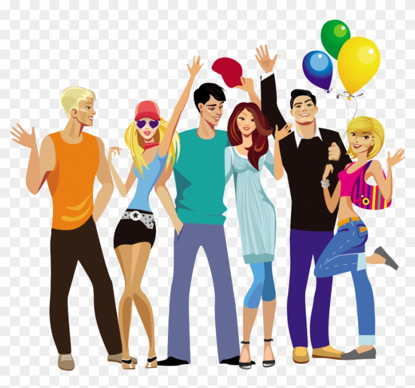 Tubes Graphiques Png - People Happy Cartoon Png #525401