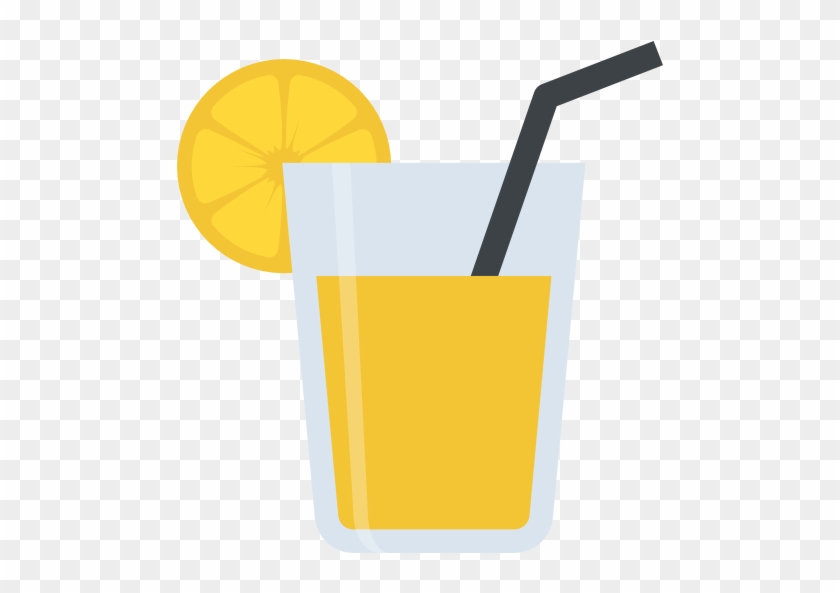 Orange Juice Free Icon - Orange Juice #525451