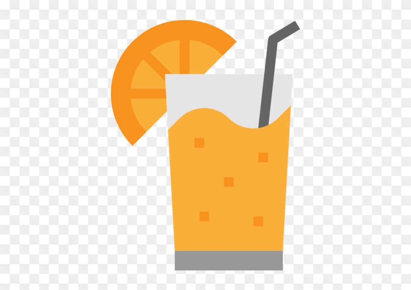 Orange Juice Free Icon - Orange Juice Free Icon #525458