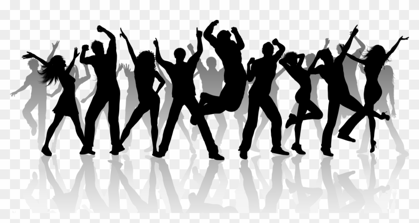 Dancer Clipart Dance Fitness - Group Of People Dancing #525495