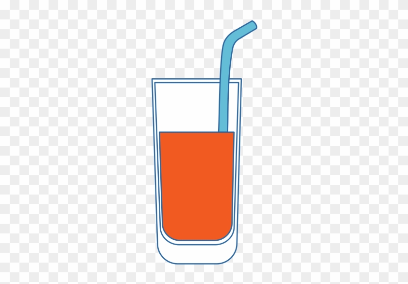 Glass With Orange Juice Vector Icon Illustration - Guinness #525505