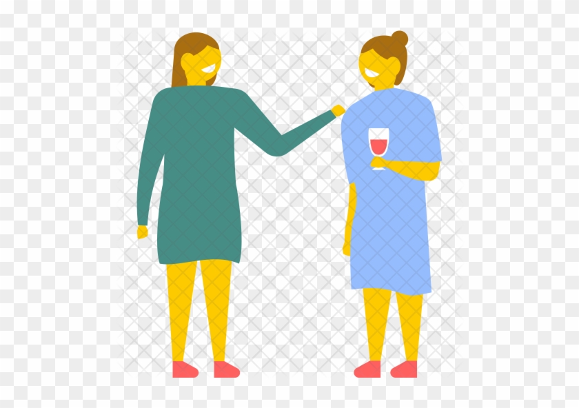 Female Neighbor Friends Icon - Illustration #525577