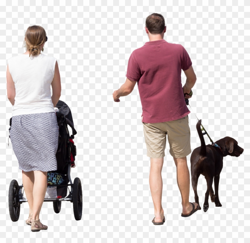 Img - People Walking Render Png #525772