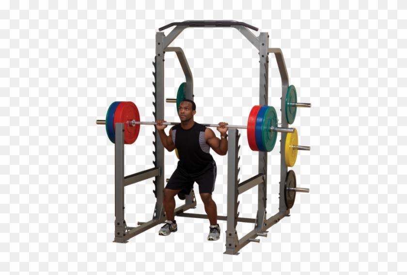 The Safeties Are Actually Adjustable As Well So People - Squat And Bench Rack #525783