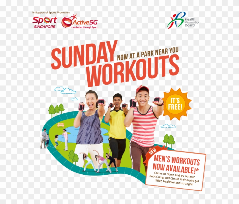 Get Active With Your Family And Friends Every Sunday - Health Promotion Board #525792