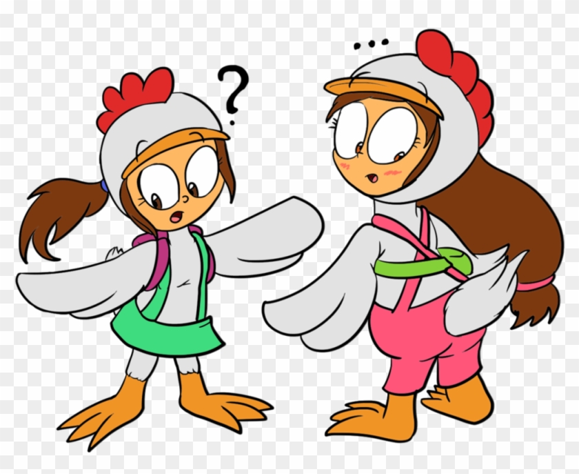 Cindette And Bella In Chicken - Cartoon #525859