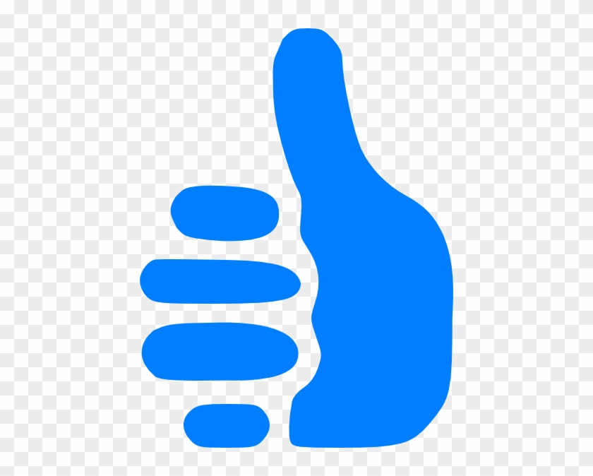 Thumbs Up Icon Blue #525881