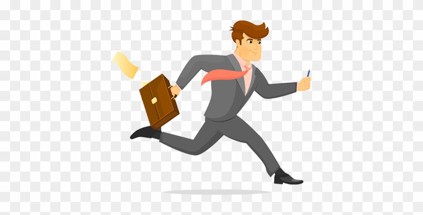 clipart runner and business suit