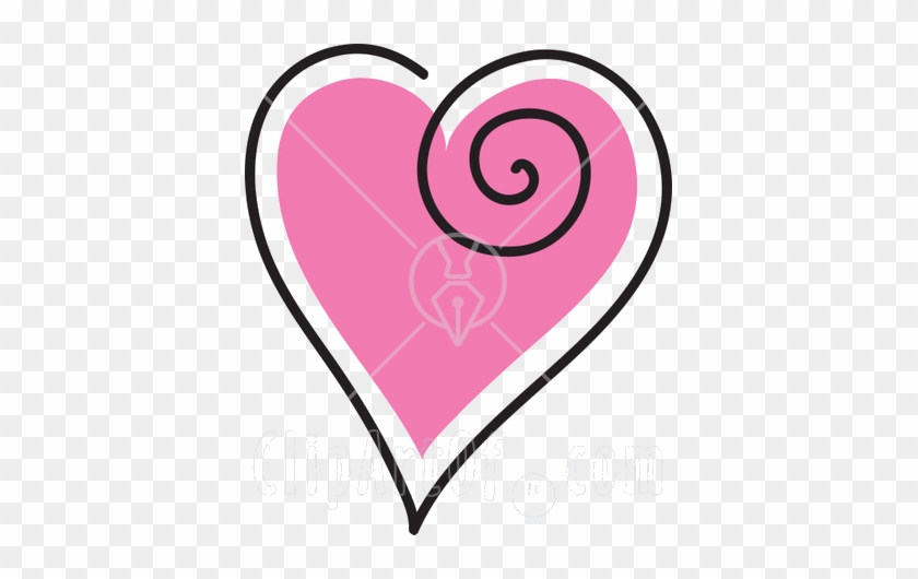 Register - Cute Pink Heart Clipart #526019