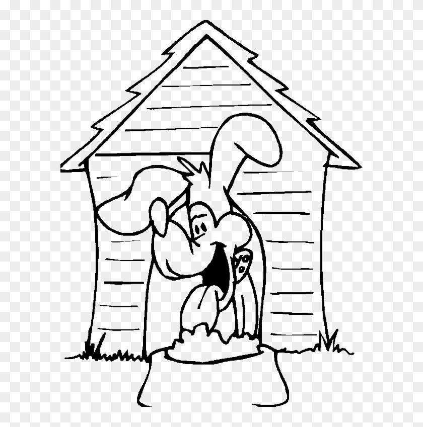 Dog House Coloring Page Free Collection - Coloring Book #526102