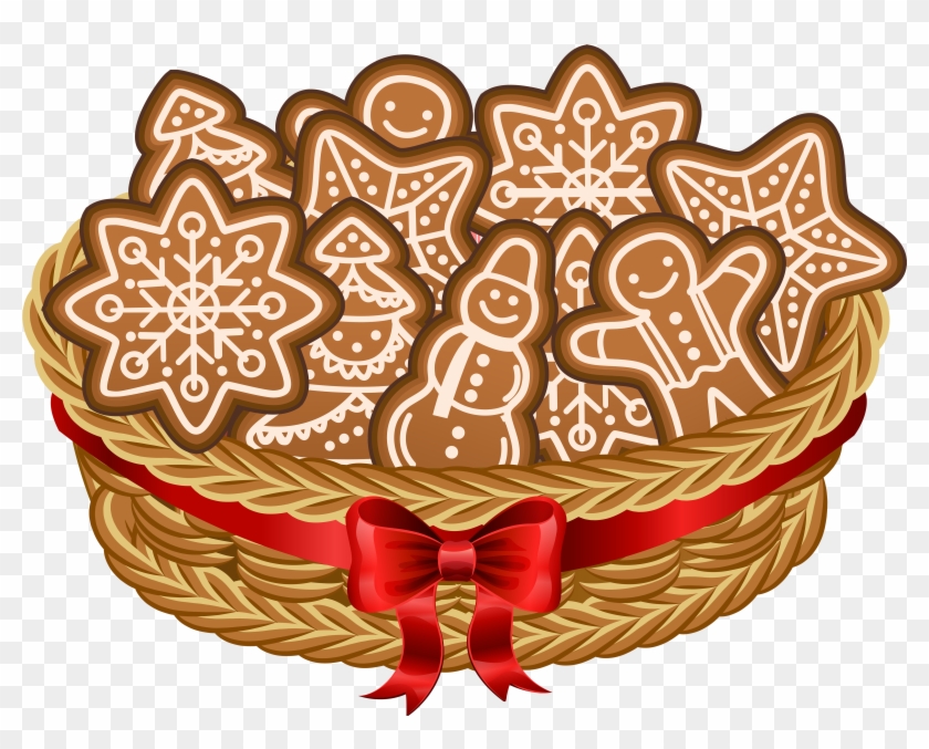 Gingerbread Clipart Christmas Treats - Christmas Gingerbread Cookies Png #526124