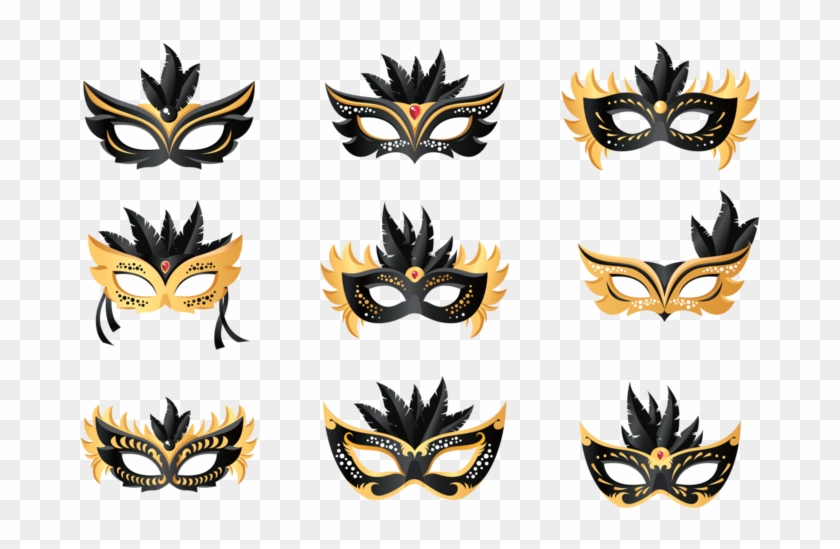 Masquerade Ball Icons Vector - Masquerade Ball #526154