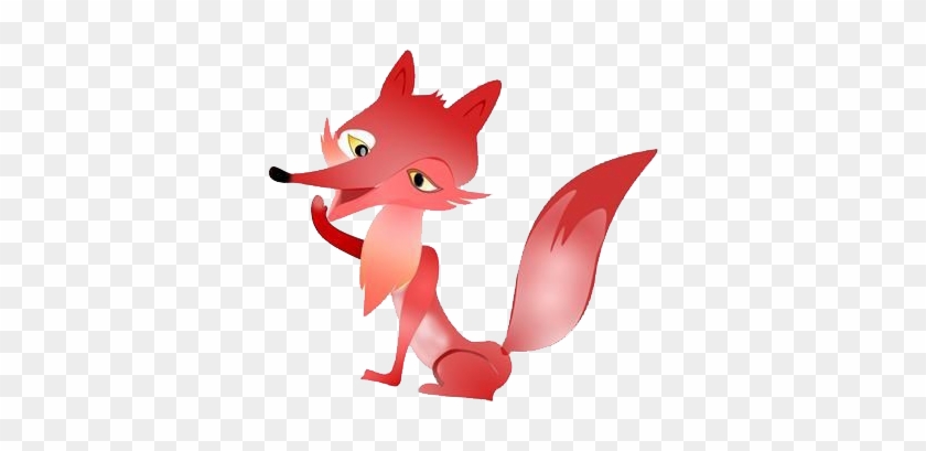 Red Fox Hoodie Cartoon - Red Fox Hoodie Cartoon #526188