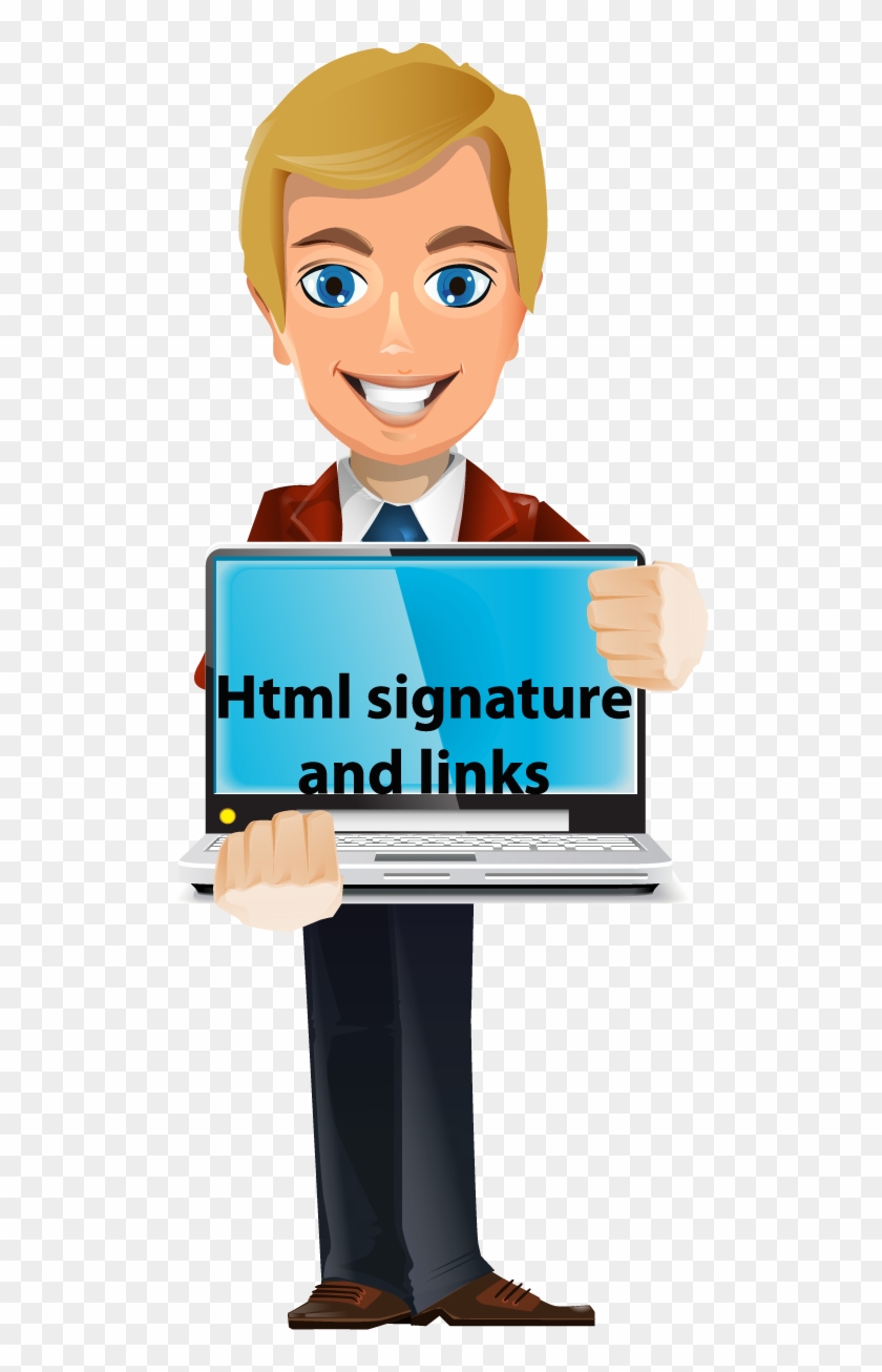 Create Html Signature - Cartoon #526403