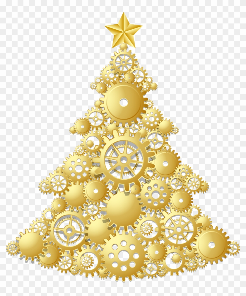 Pix For Christmas Tree Star Png - Gold Christmas Tree Png #526475