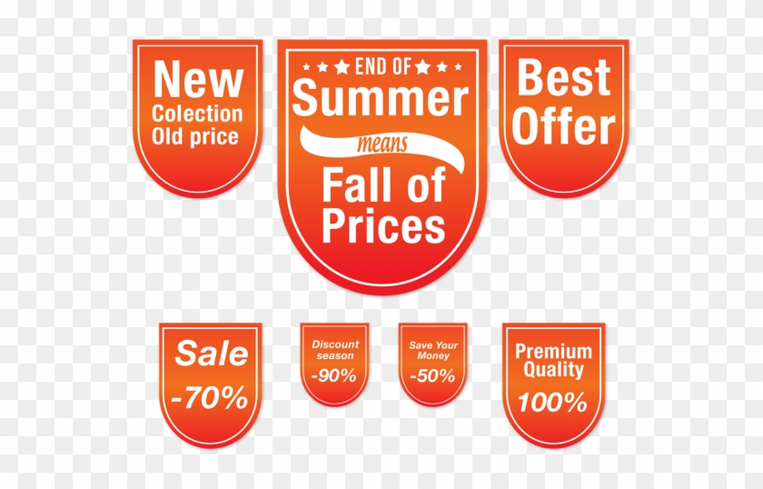 Sale Tag, Banner Design, Summer, Sale Png And Vector - Vector Graphics #526523
