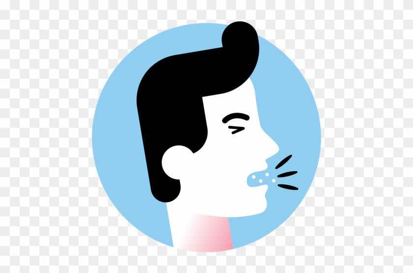 Cough Sickness Symptom Icon Transparent Png - Cough Icon Png #526689