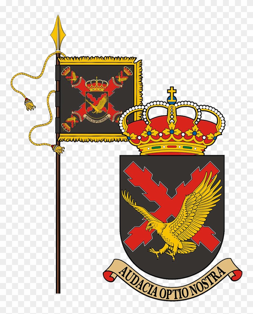 Sable, A Saltire Gules And Overall A Goshawk Or - Spain #526734