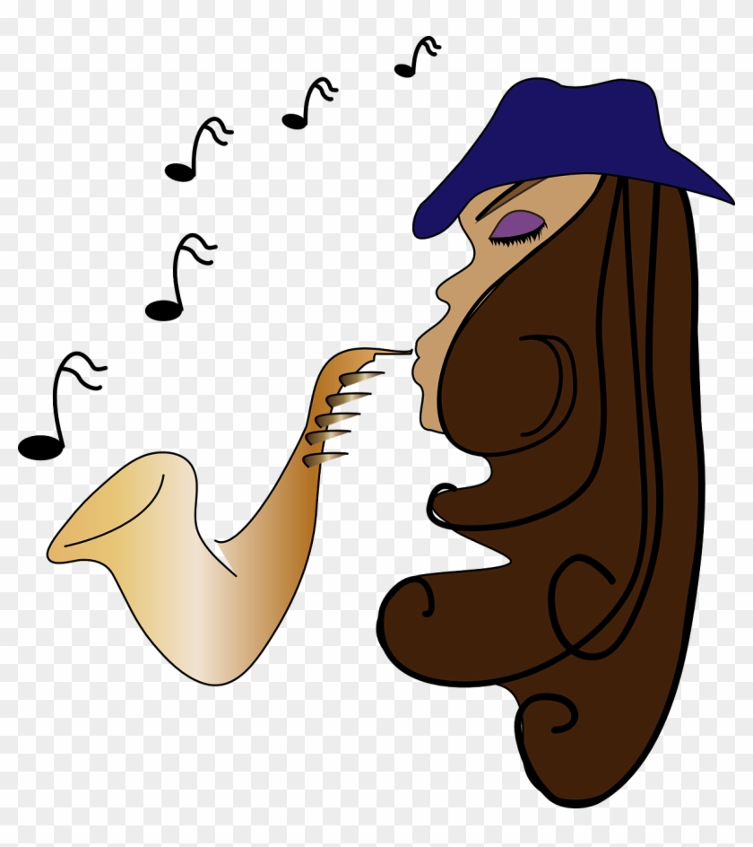 Jazz - Saxofon Caricatura #526868
