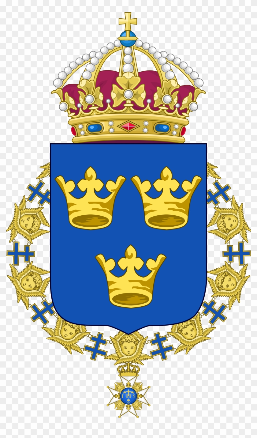 Sweden Coat Of Arms Vector #526911