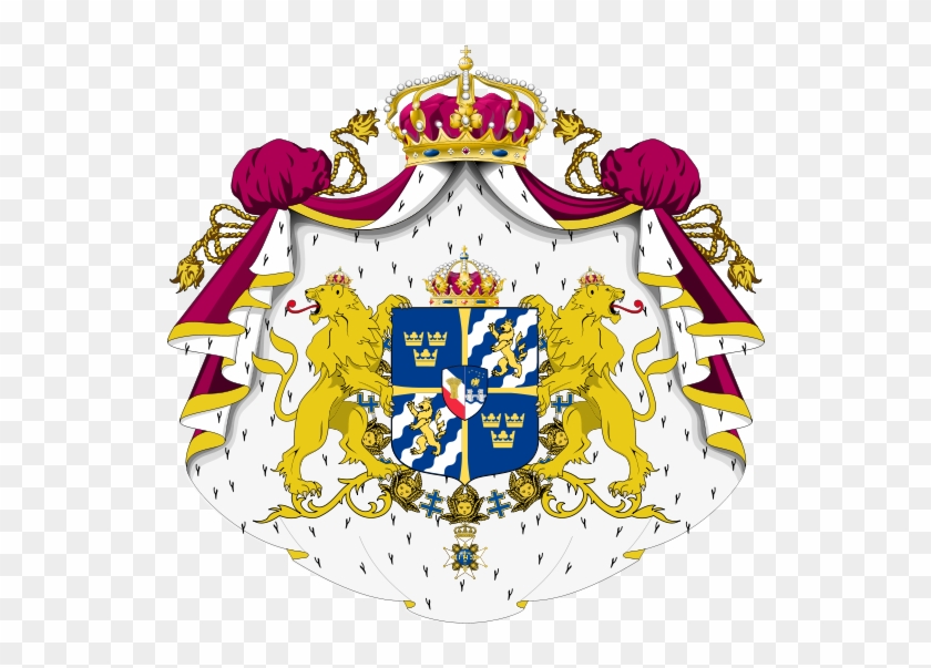Как нарисовать герб швеции