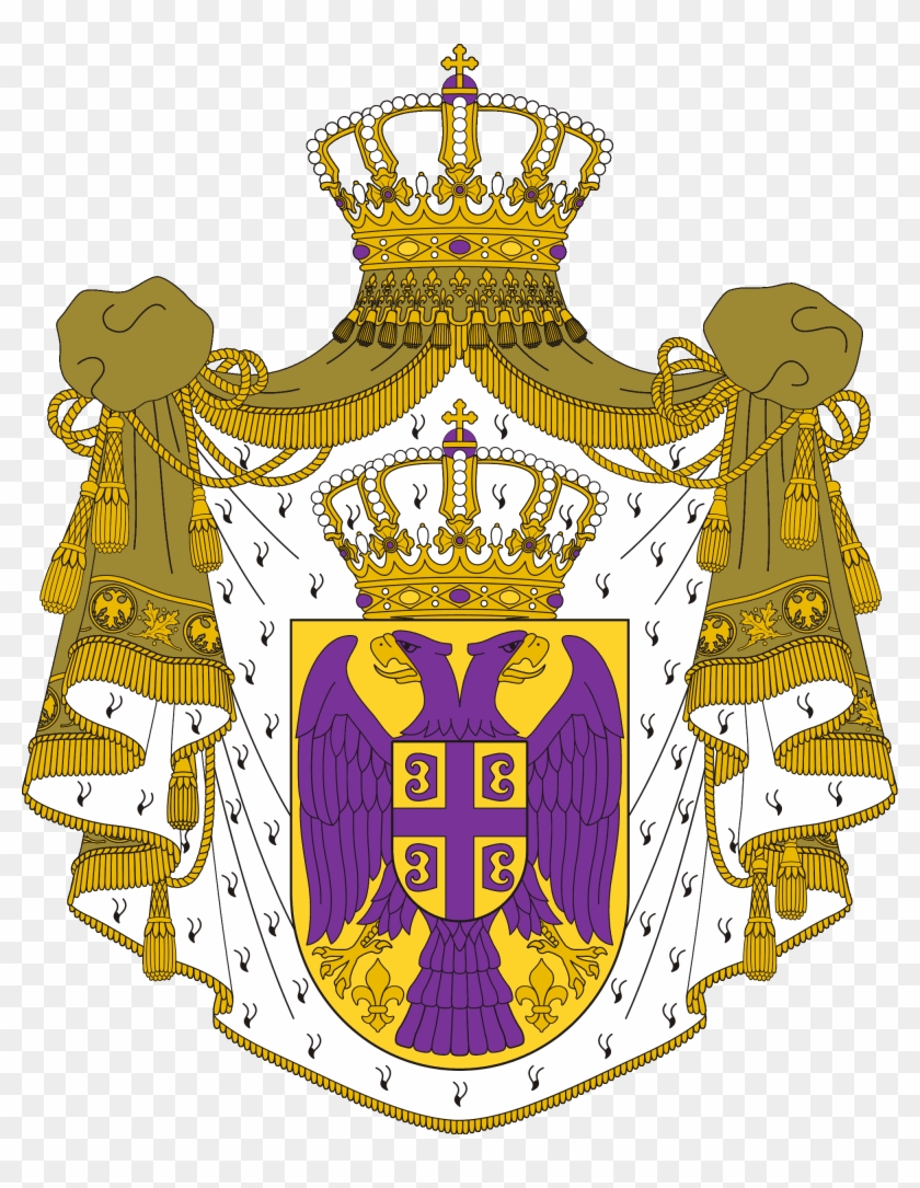 Coat Of Arms Of The Kingdom Of Serbia By Eric4e - Coat Of Arms Of The Kingdom Of Serbia By Eric4e #526978