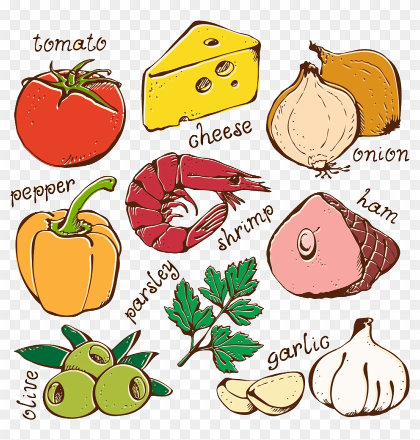 Pizza Hamburger Ingredient Clip Art - Pizza Hamburger Ingredient Clip Art #527075