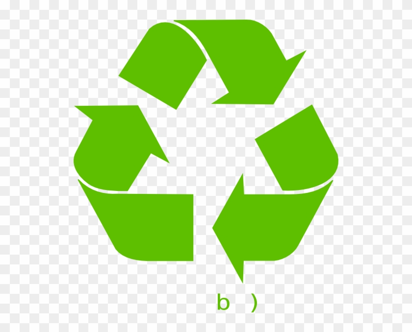 Green Recycle Arabic Logo Clip Art At Clker - Recycle Symbol #527066