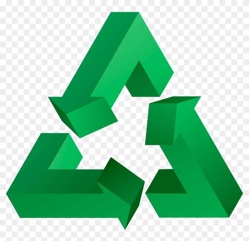 3d Recycle Png Transparent Image - Recycle Logo In 3d #527086