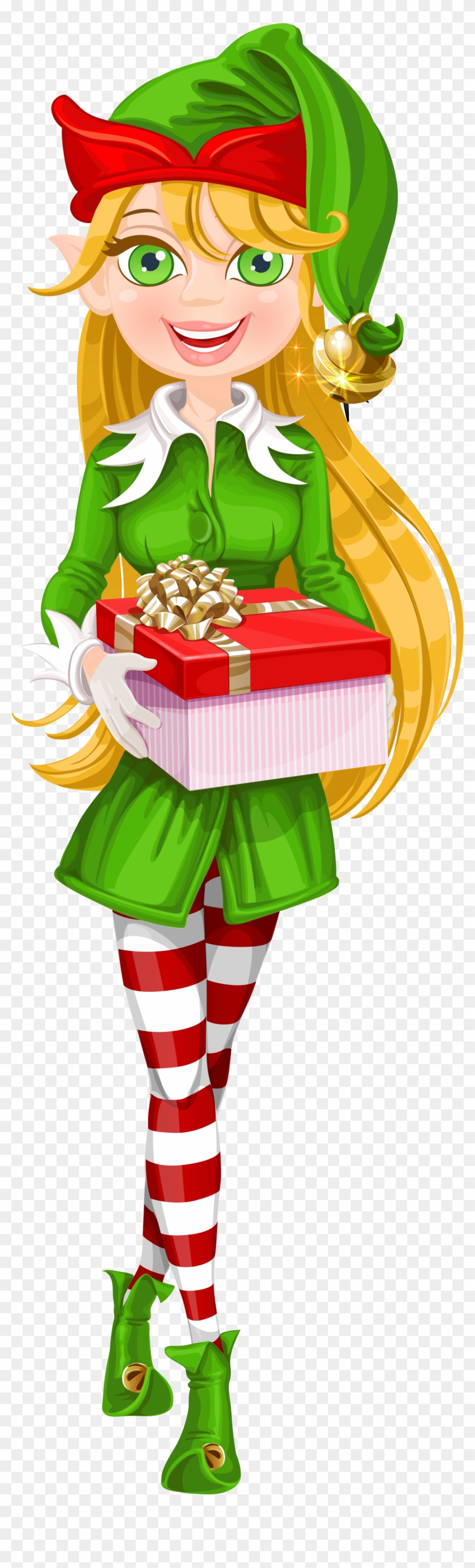 Christmas Elf Transparent Png Clip Art Image - Christmas Elf #527183