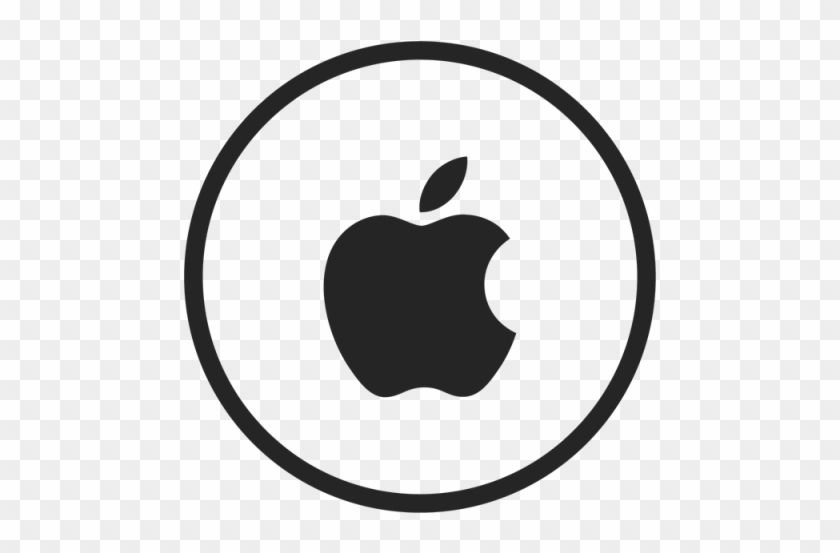 Apple Icon, Apple, Black, White Png And Vector - Apple Alphabet Microsoft Amazon Facebook #527217