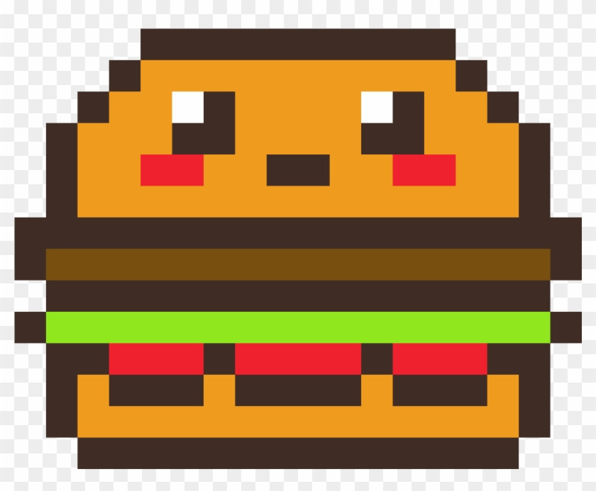 Hamburger - Hamburger Pixel Art #527228