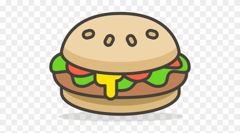 Burger, Meat, Fast Food Icon - Hamburger #527244