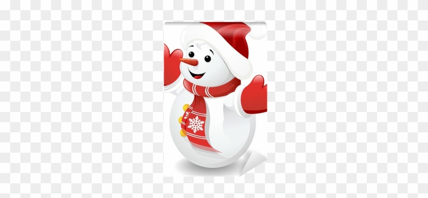 Pupazzo Di Neve Bambino Baby Snowman Vector Wall Mural - Pupazzo Di Neve Bambino Baby Snowman Vector Wall Mural #527378
