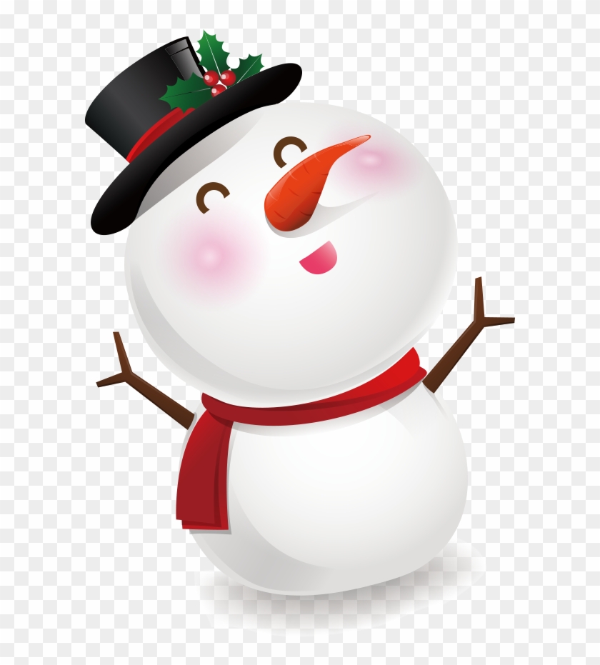 Christmas Snowman Vector Material 1000*1000 Transprent - Portable Network Graphics #527410