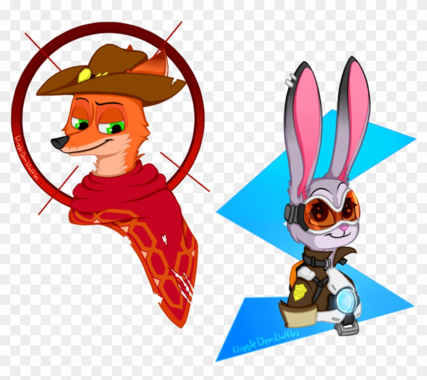 Overwatch Zootopia By Wiggledemwaffles - Lt. Judy Hopps #527469