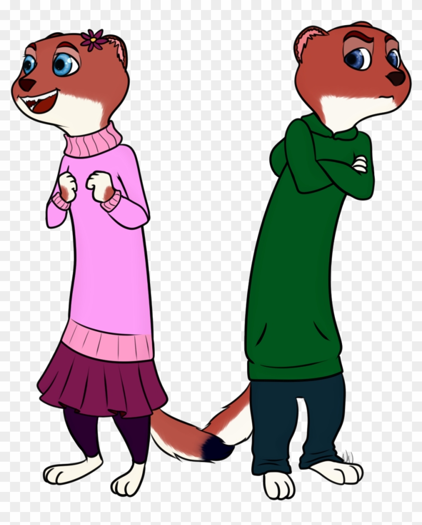 Stoats In Zootopia By Natmakesart Stoats In Zootopia - Cartoon #527506