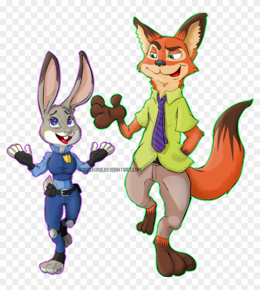 Judy And Nick By Tokeshiro - Zootopia #527532