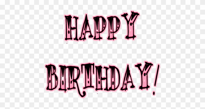 Happy Birthday Happy Birthday Pink - Birthday #527644